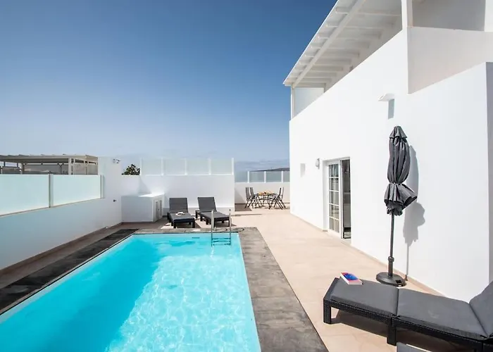 Casa Leize Piscina Climatizada, Vistas & Ac 10 Minutes Walk From Marina Rubicon * 플라야블랑카